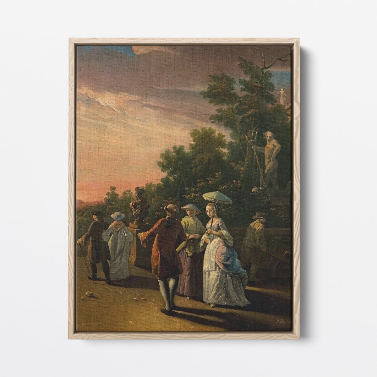 Promenading in a Park | Jens Juel | Ave Legato Art Prints