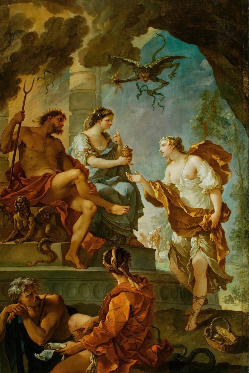 Psyche Obtaining the Elixir | Charles - Joseph Natoire | Ave Legato Art Prints