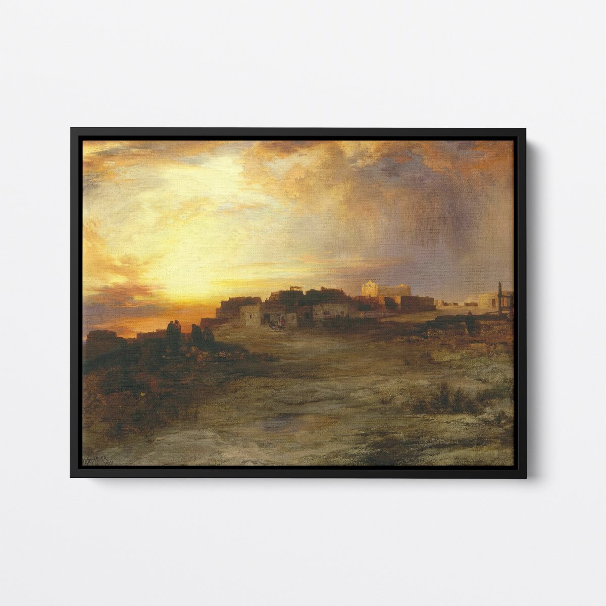 Pueblo At Sunset | Thomas Moran | Ave Legato Art Prints