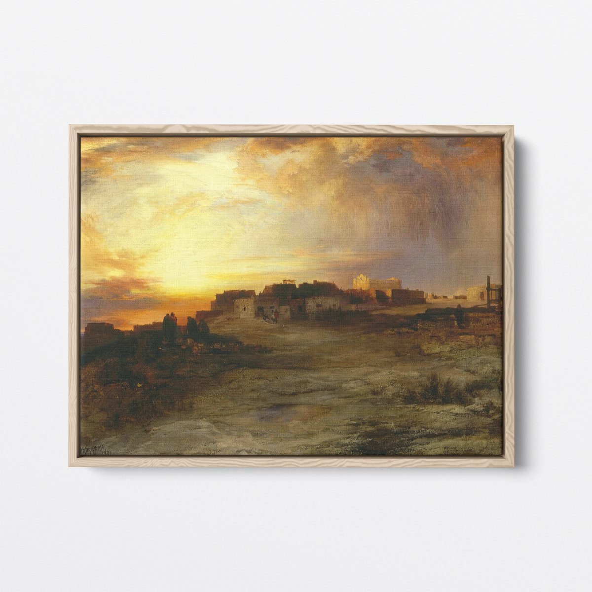 Pueblo At Sunset | Thomas Moran | Ave Legato Art Prints