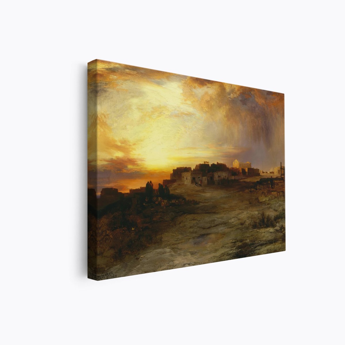 Pueblo At Sunset | Thomas Moran | Ave Legato Art Prints