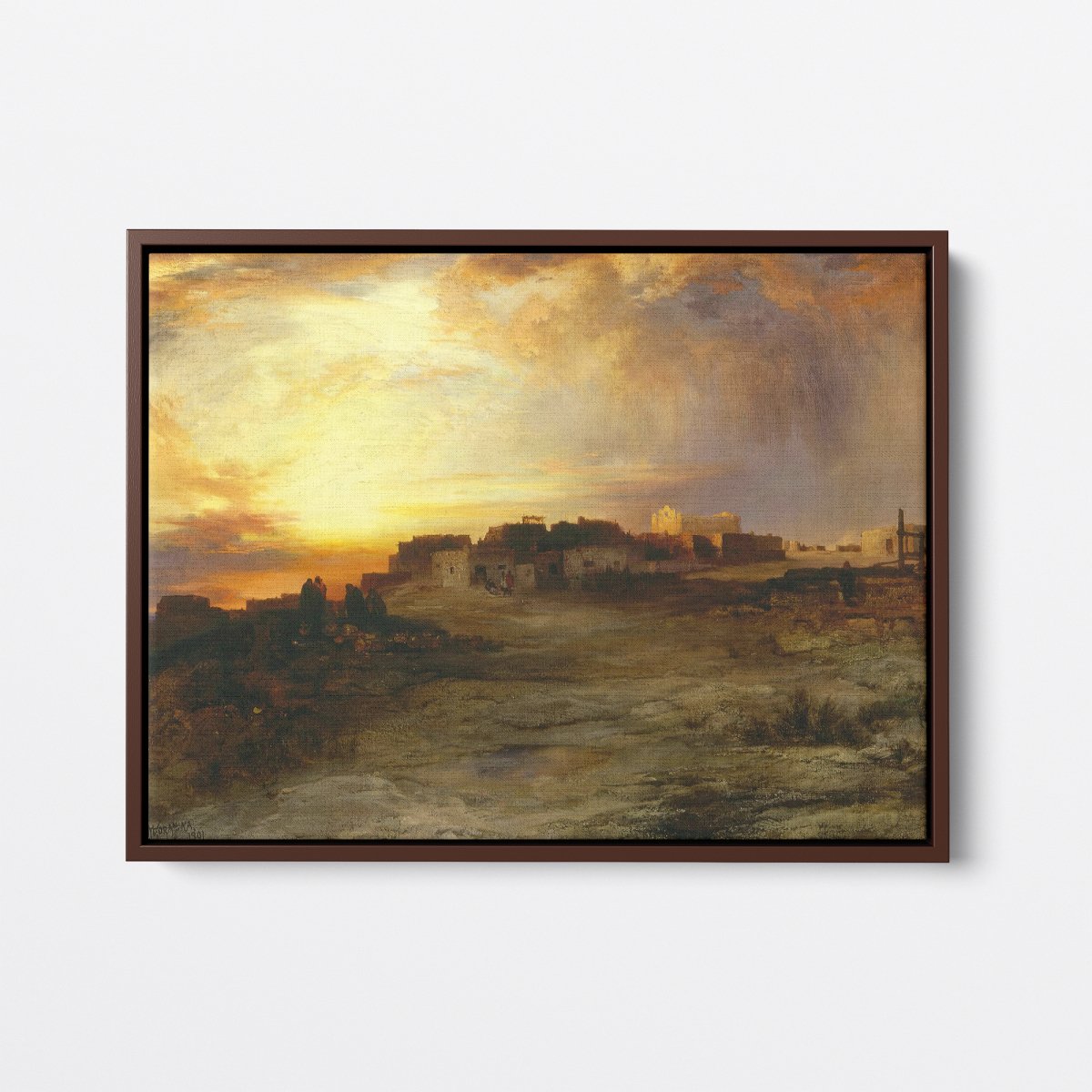 Pueblo At Sunset | Thomas Moran | Ave Legato Art Prints