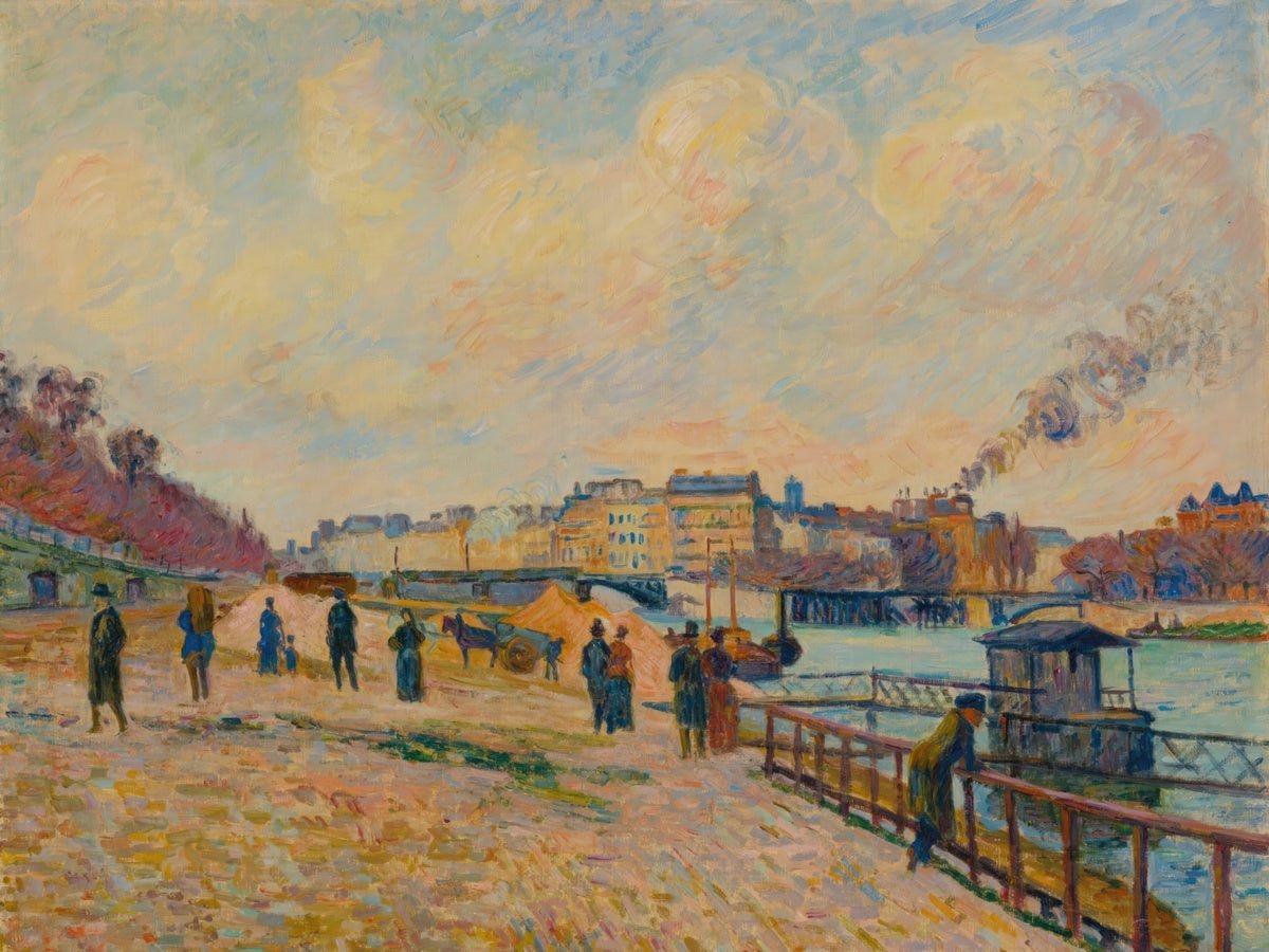 Quai Saint - Bernard, Paris | Armand Guillaumin | Ave Legato Art Prints