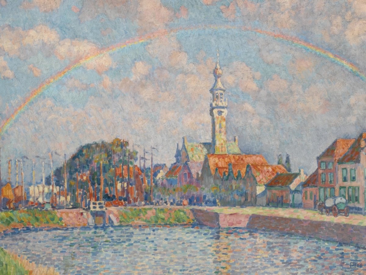 Rainbow over Veere | Theo van Rysselberghe | Ave Legato Art Prints