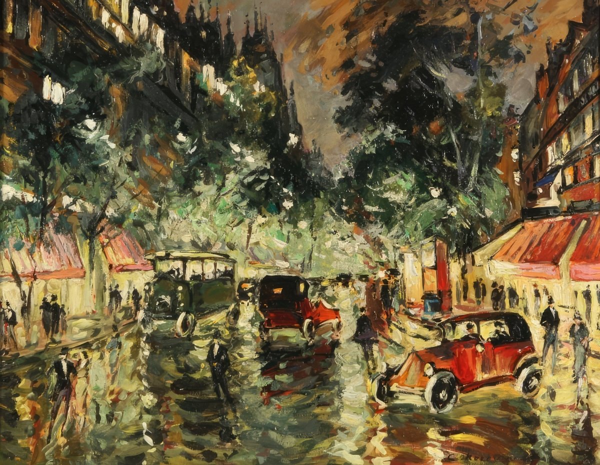 Rainy Night In Paris | Konstantin Korovin | Ave Legato Art Prints