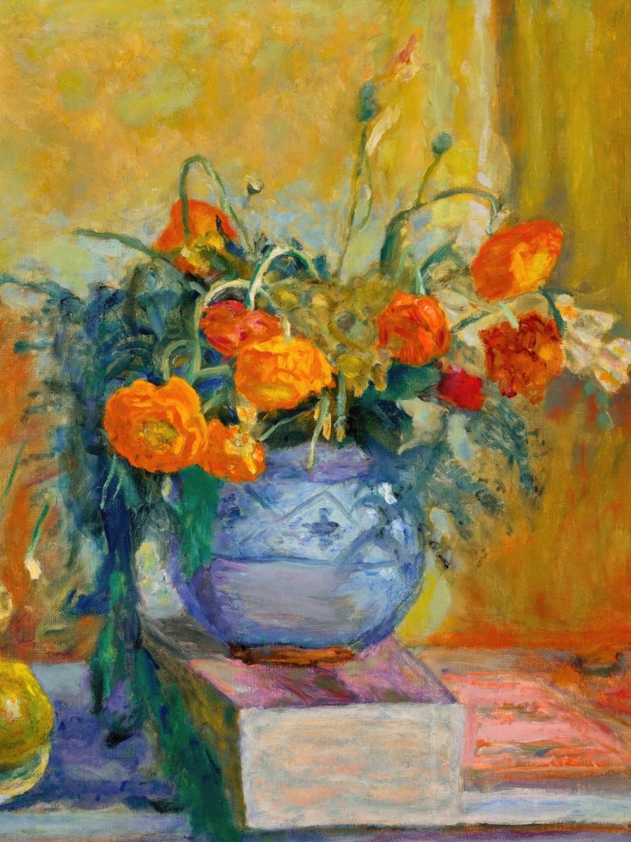 Ranunculus in Blue Vase | Pierre Bonnard | Ave Legato Art Prints