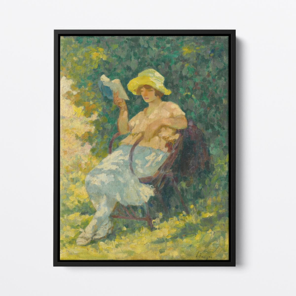 Reading in the Garden | Henri Lebasque | Ave Legato Art Prints