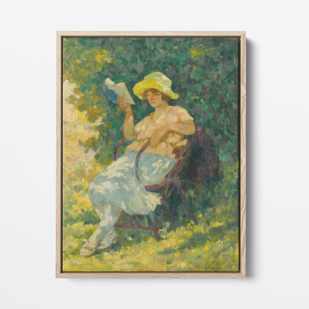 Reading in the Garden | Henri Lebasque | Ave Legato Art Prints