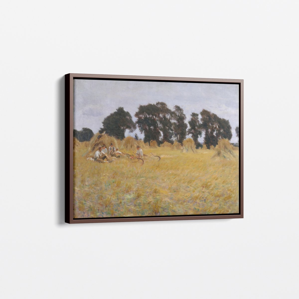 Reapers Resting in a Wheat Field | John Sargent | Ave Legato Art Prints