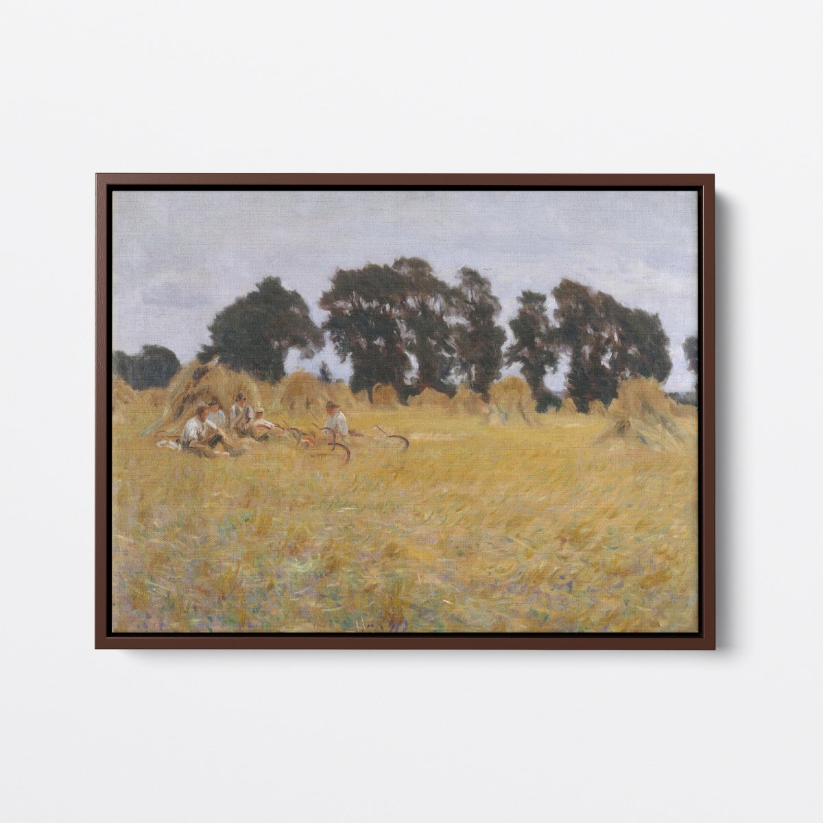 Reapers Resting in a Wheat Field | John Sargent | Ave Legato Art Prints