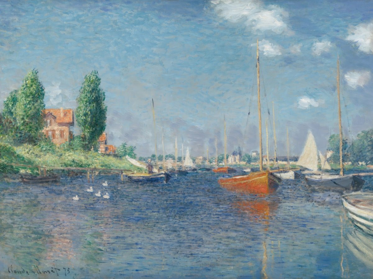 Red Boats, Argenteuil | Claude Monet | Ave Legato Art Prints