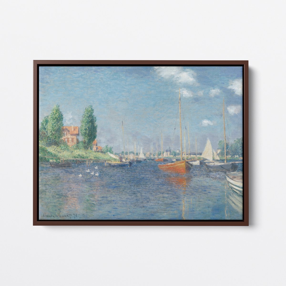 Red Boats, Argenteuil | Claude Monet | Ave Legato Art Prints