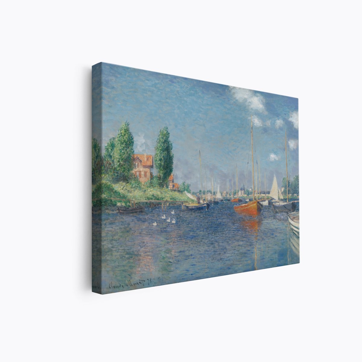 Red Boats, Argenteuil | Claude Monet | Ave Legato Art Prints