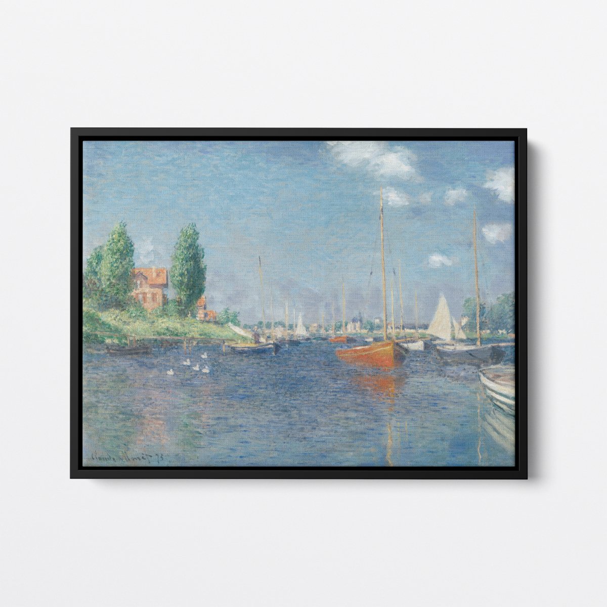 Red Boats, Argenteuil | Claude Monet | Ave Legato Art Prints