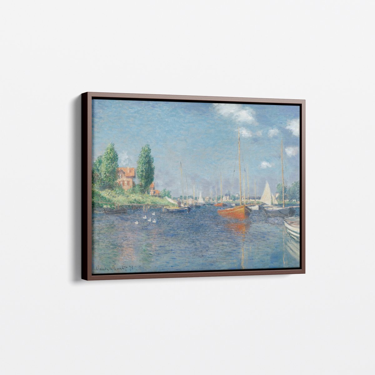 Red Boats, Argenteuil | Claude Monet | Ave Legato Art Prints