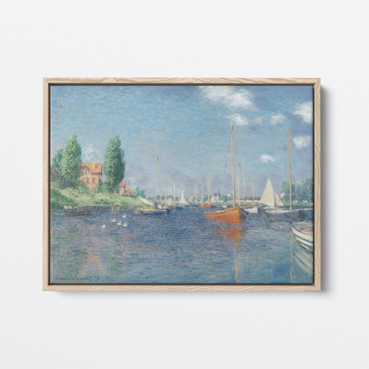 Red Boats, Argenteuil | Claude Monet | Ave Legato Art Prints