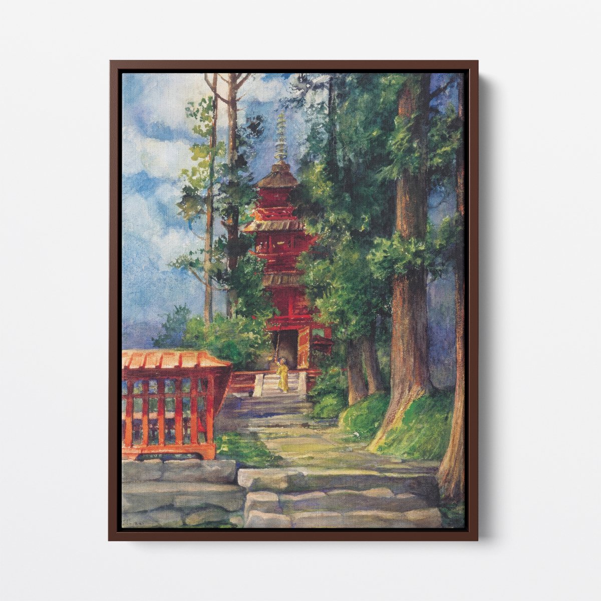 Red Pagoda, Nikko | John LaFarge | Ave Legato Art Prints