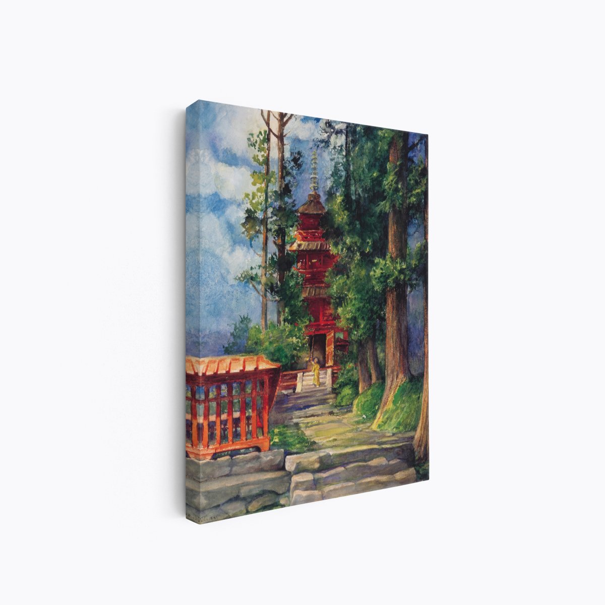 Red Pagoda, Nikko | John LaFarge | Ave Legato Art Prints