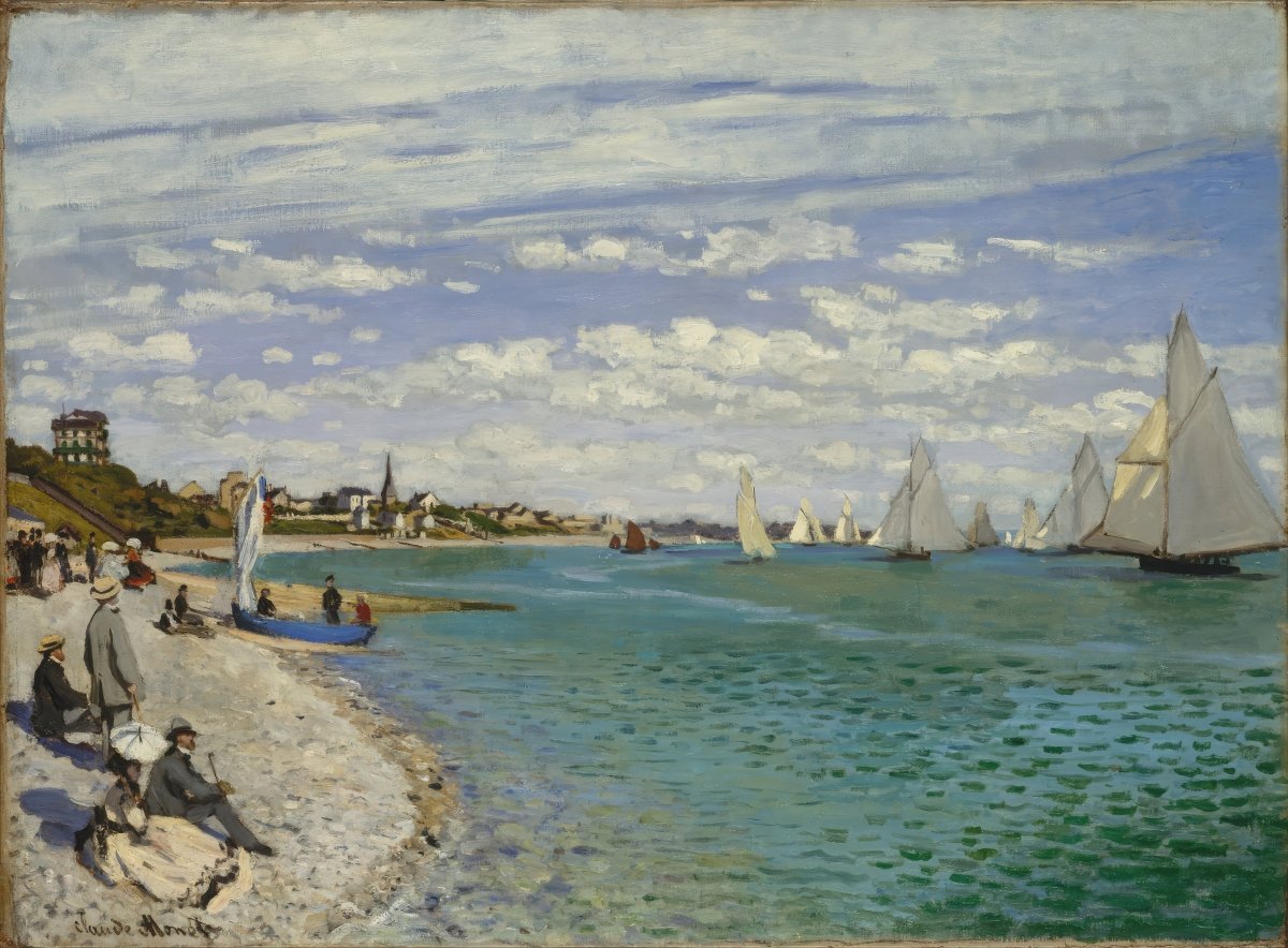 Regatta at Sainte - Adresse | Claude Monet | Ave Legato Art Prints