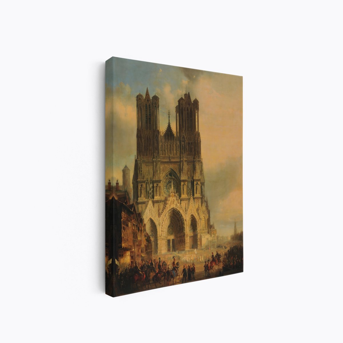 Reims Cathedral with a Medieval Procession | David Roberts | Ave Legato Art Prints