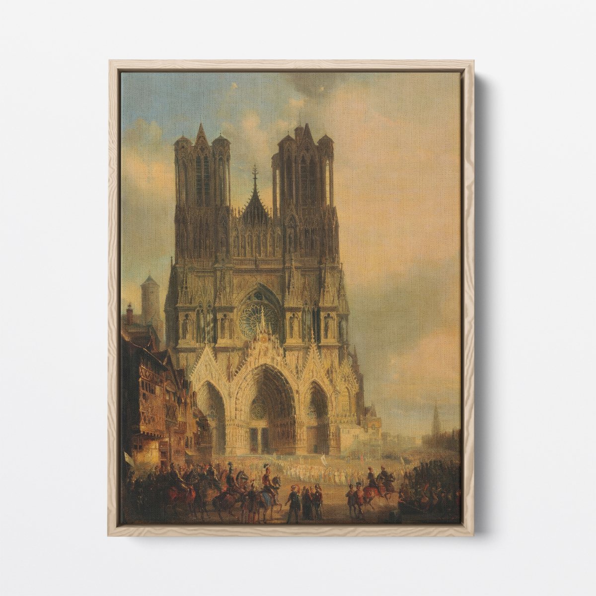 Reims Cathedral with a Medieval Procession | David Roberts | Ave Legato Art Prints