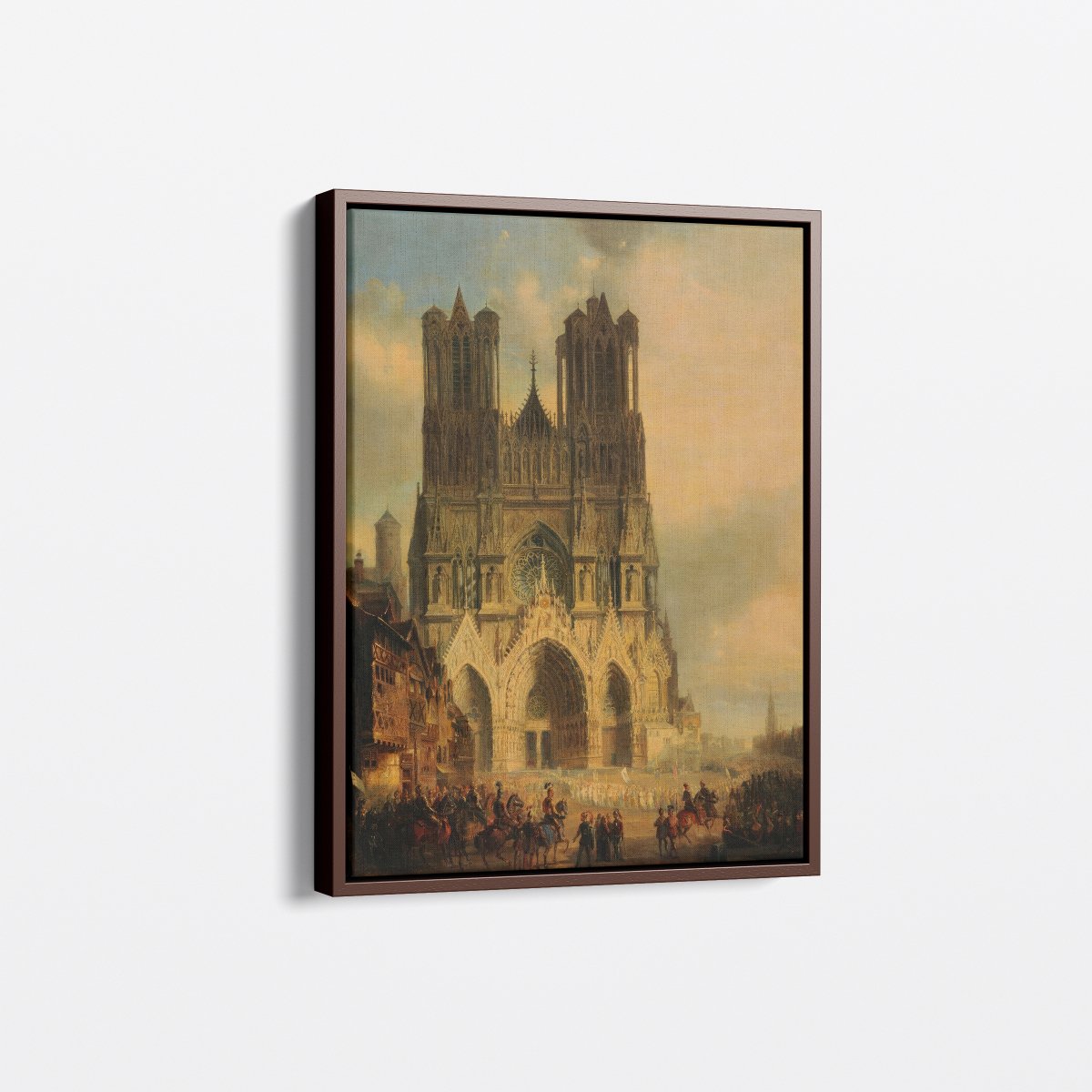 Reims Cathedral with a Medieval Procession | David Roberts | Ave Legato Art Prints