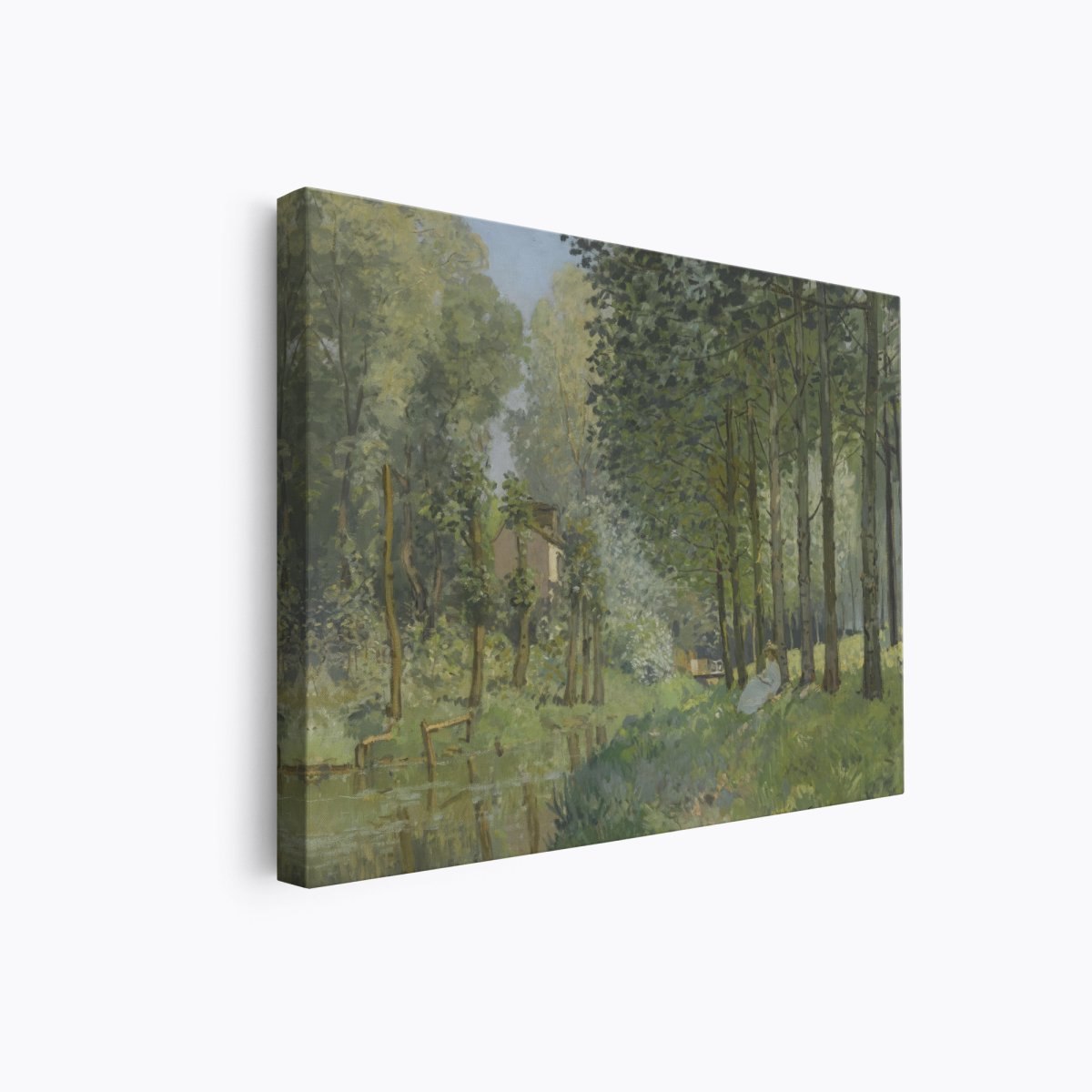 Rest Along the Stream, Edge of the Woods | Alfred Sisley | Ave Legato Art Prints