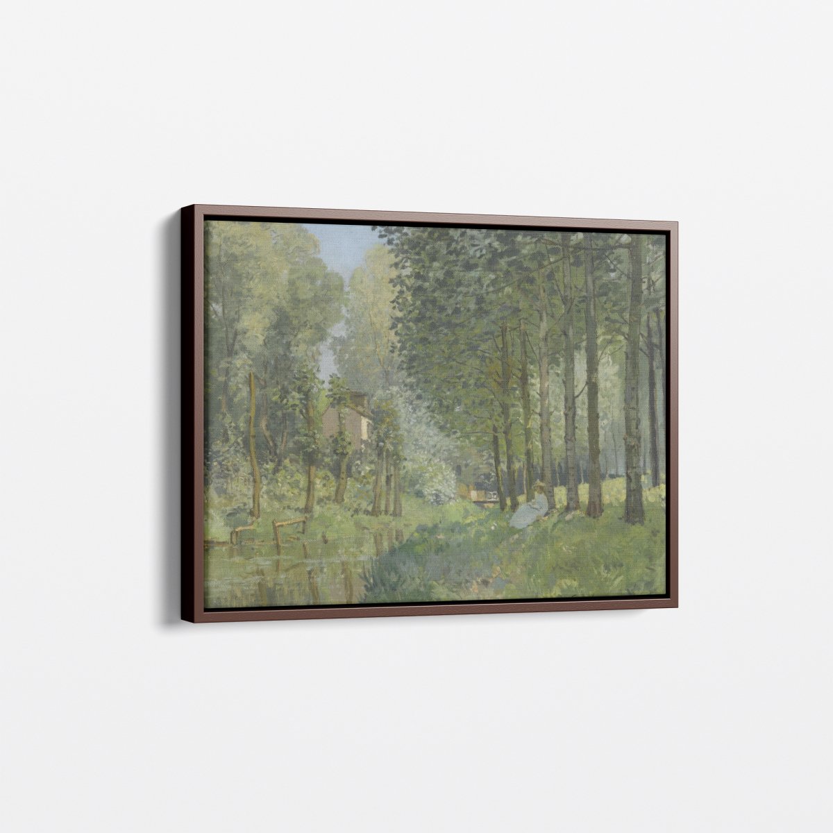 Rest Along the Stream, Edge of the Woods | Alfred Sisley | Ave Legato Art Prints