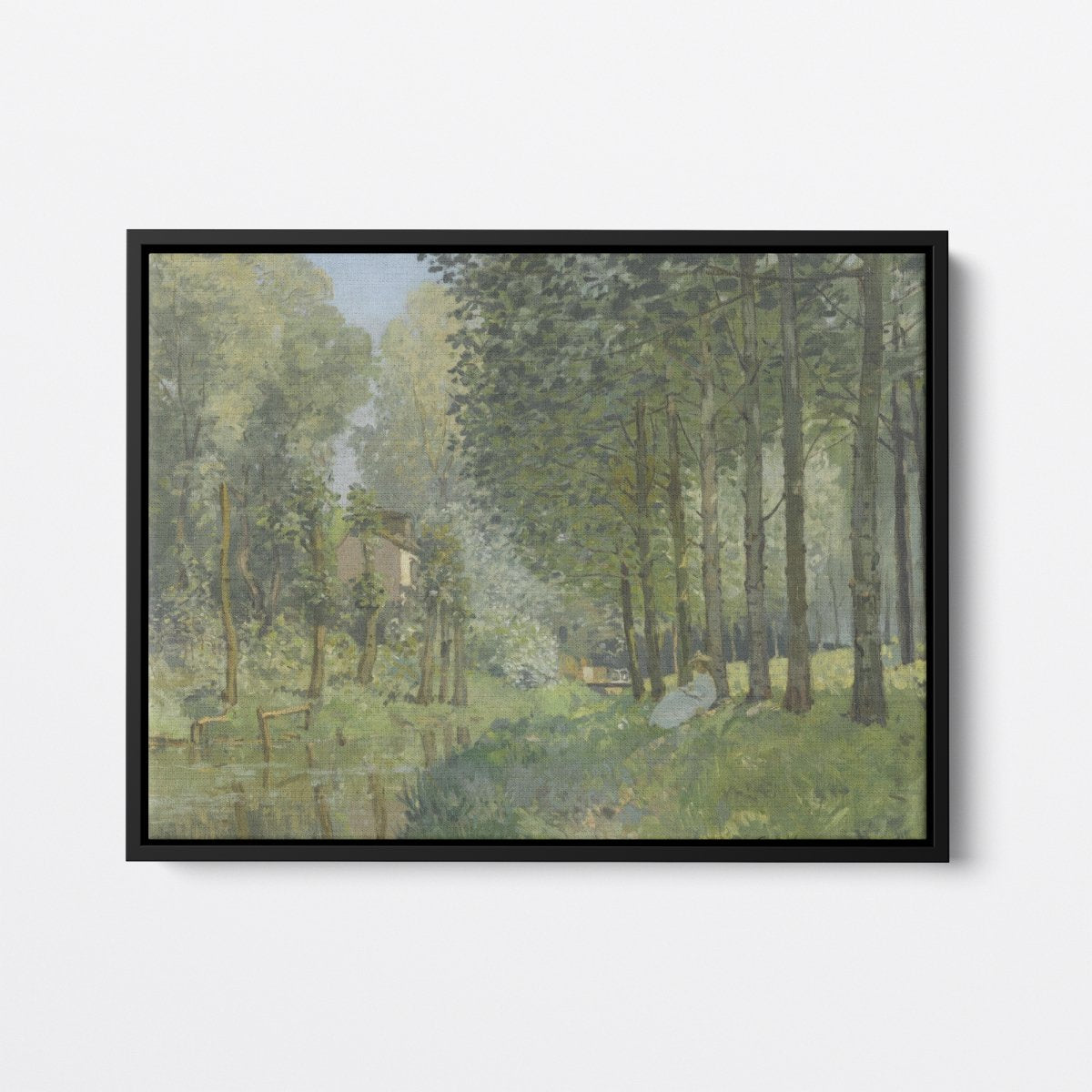 Rest Along the Stream, Edge of the Woods | Alfred Sisley | Ave Legato Art Prints