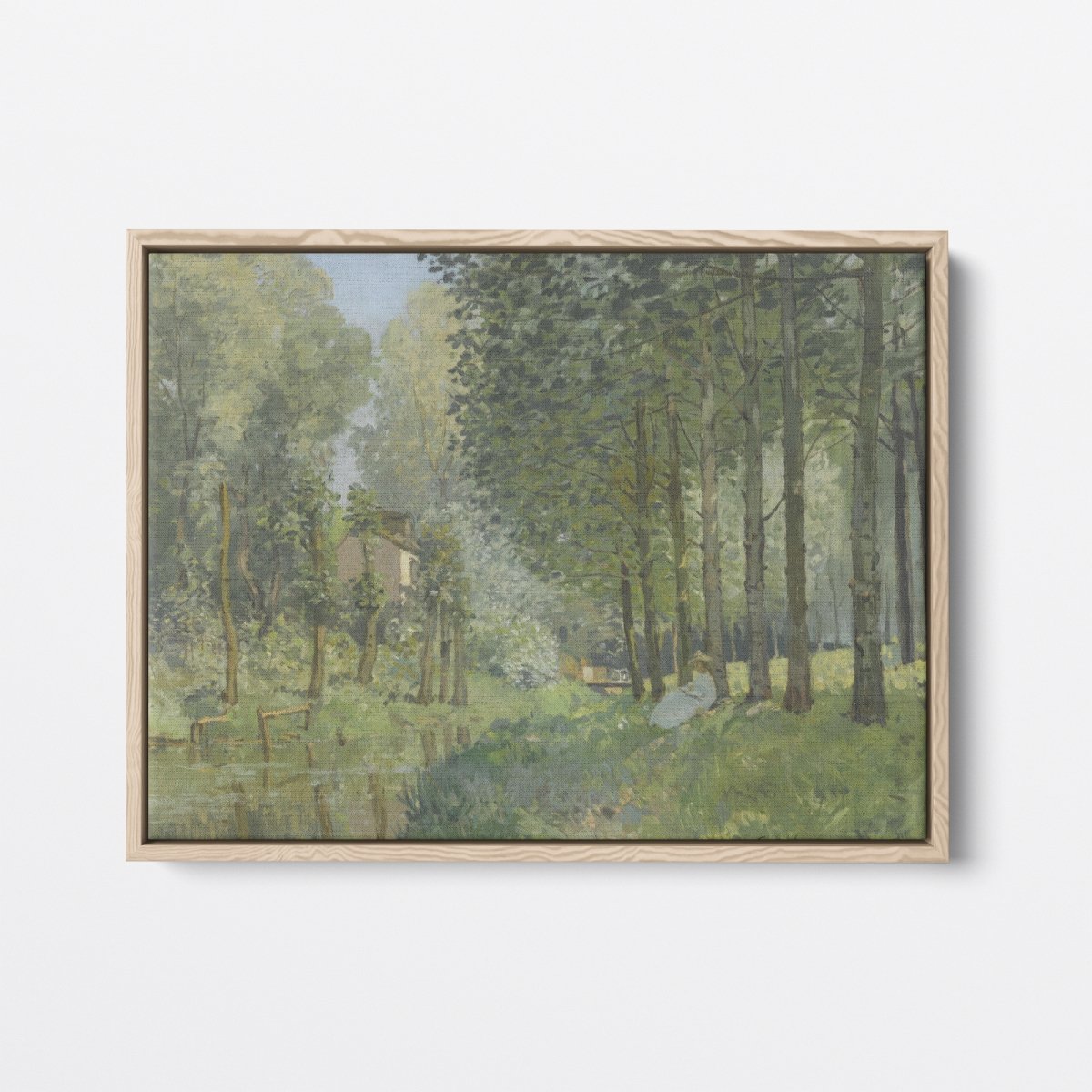 Rest Along the Stream, Edge of the Woods | Alfred Sisley | Ave Legato Art Prints