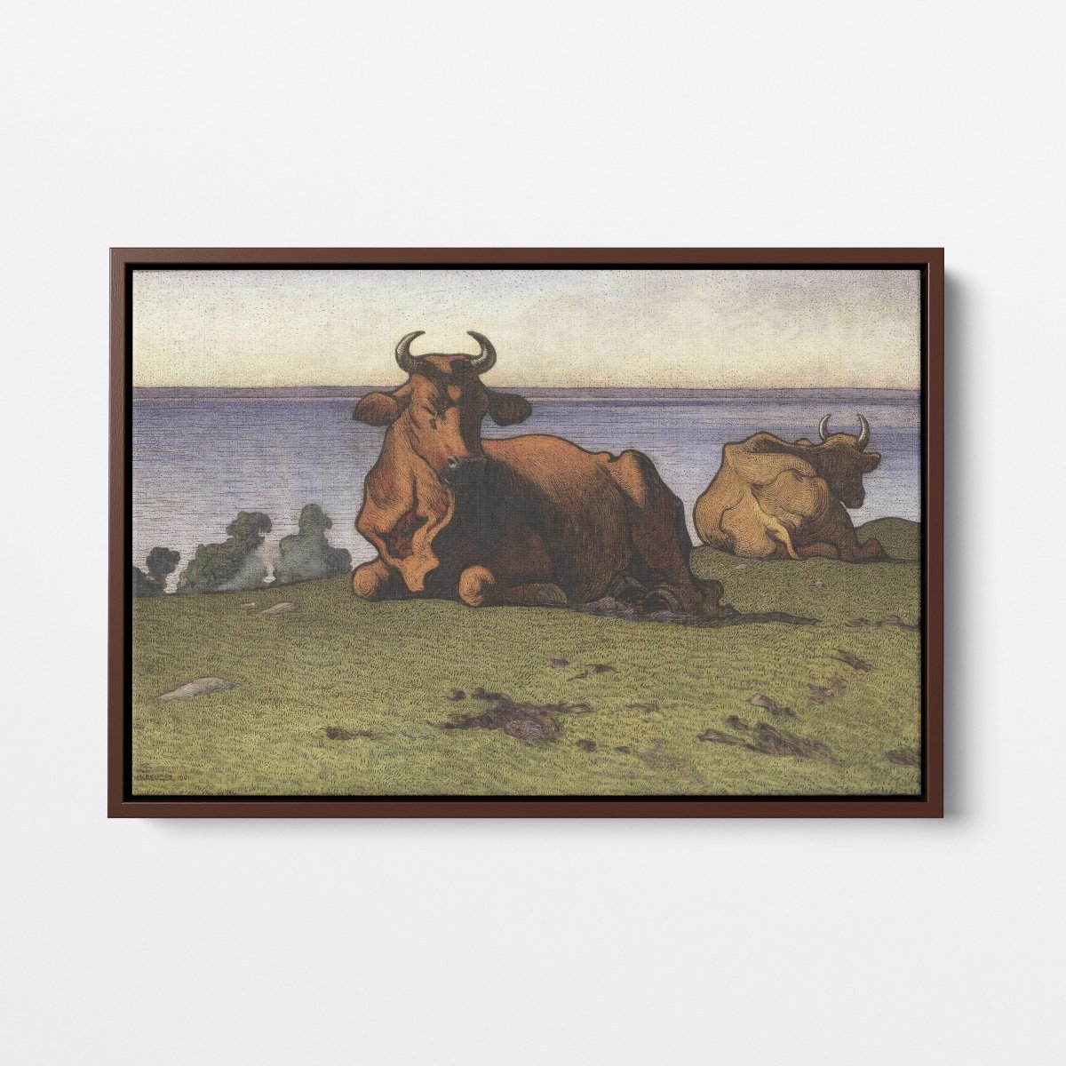 Resting Cows, Motif from Öland | Nils Kreuger | Ave Legato Art Prints