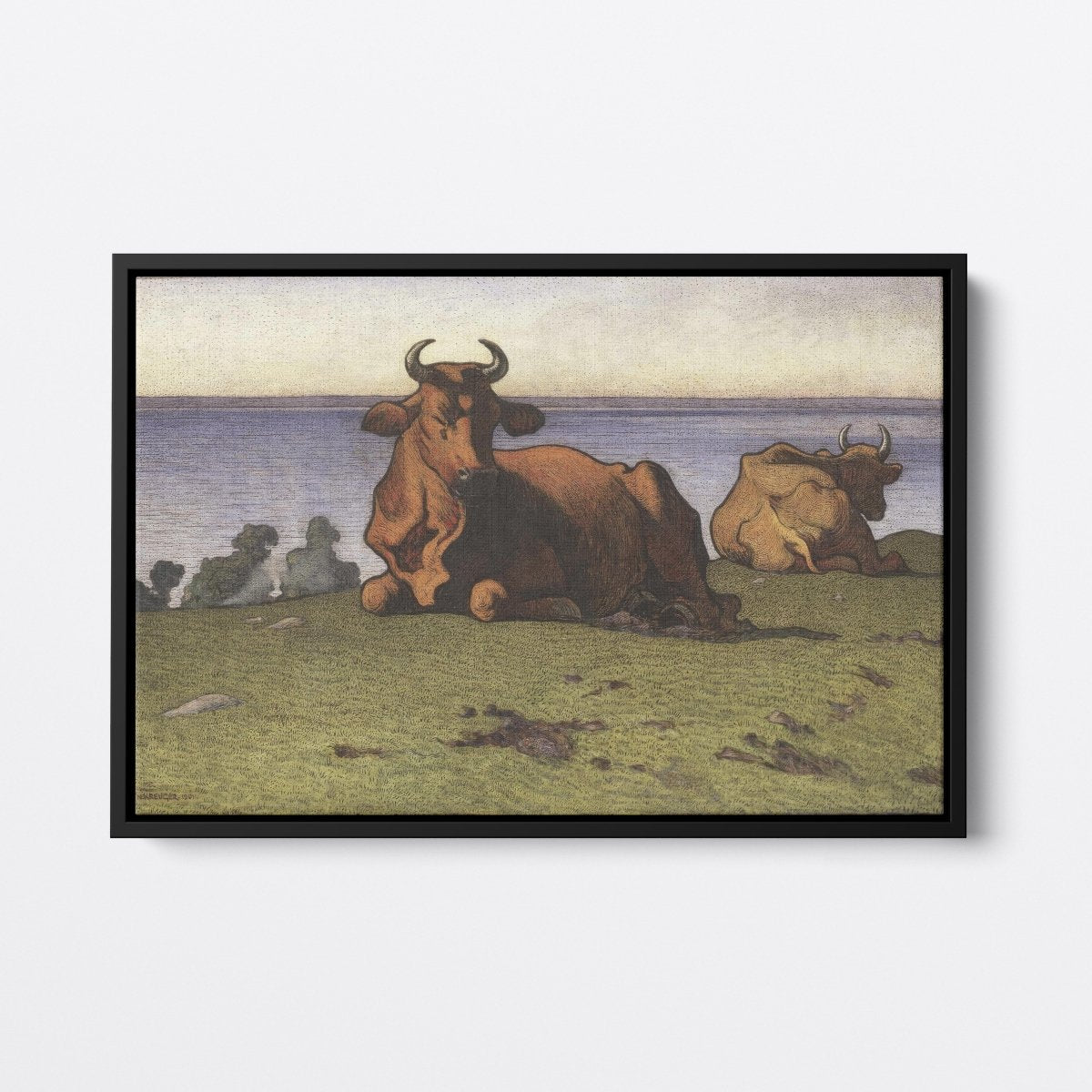 Resting Cows, Motif from Öland | Nils Kreuger | Ave Legato Art Prints