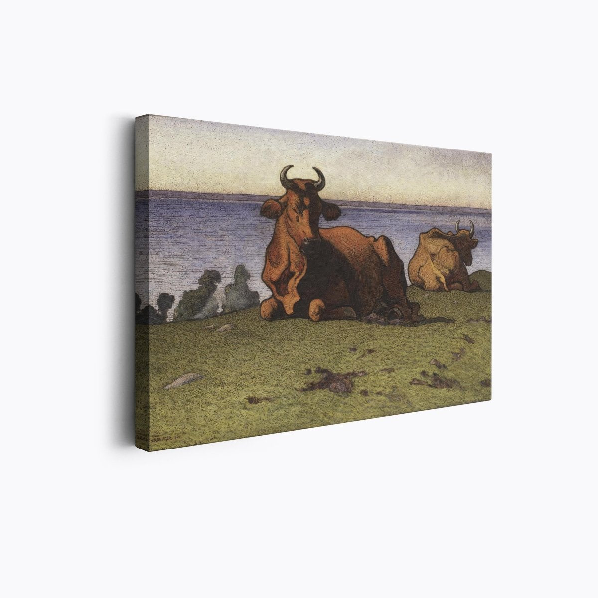 Resting Cows, Motif from Öland | Nils Kreuger | Ave Legato Art Prints