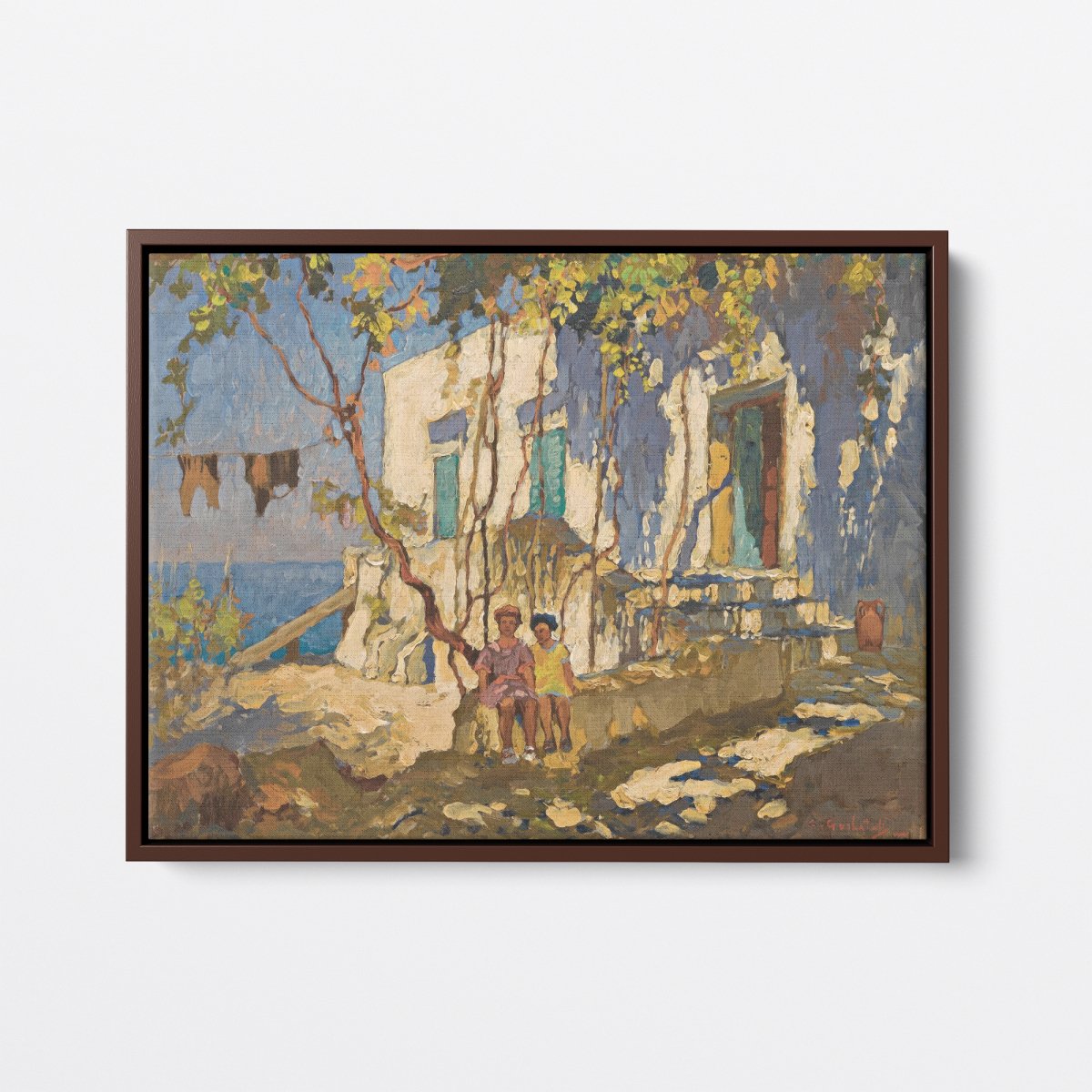 Resting in the Shade, Capri | Konstantin Gorbatov | Ave Legato Art Prints