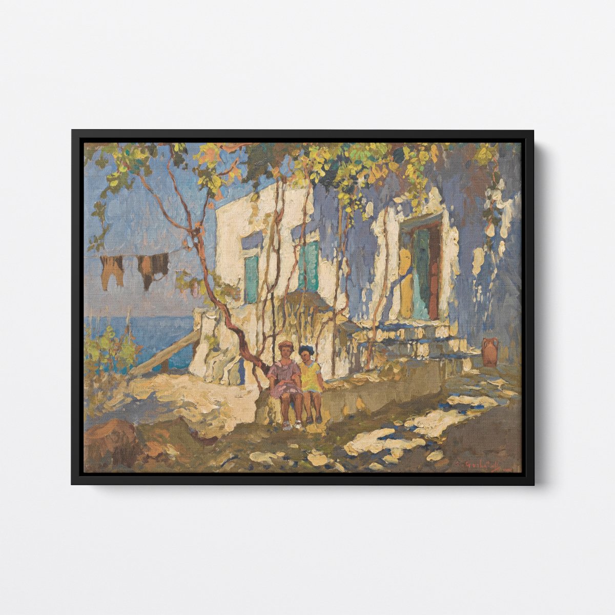 Resting in the Shade, Capri | Konstantin Gorbatov | Ave Legato Art Prints