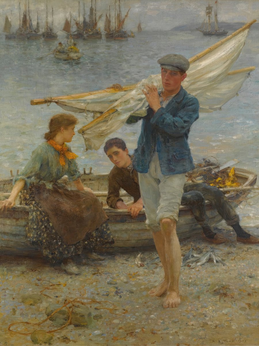 Return from Fishing | Henry Tuke | Ave Legato Art Prints