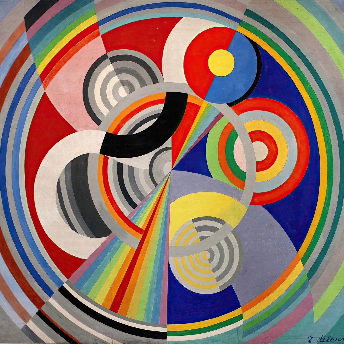 Rhythm No. 1 | Robert Delaunay | Ave Legato Art Prints