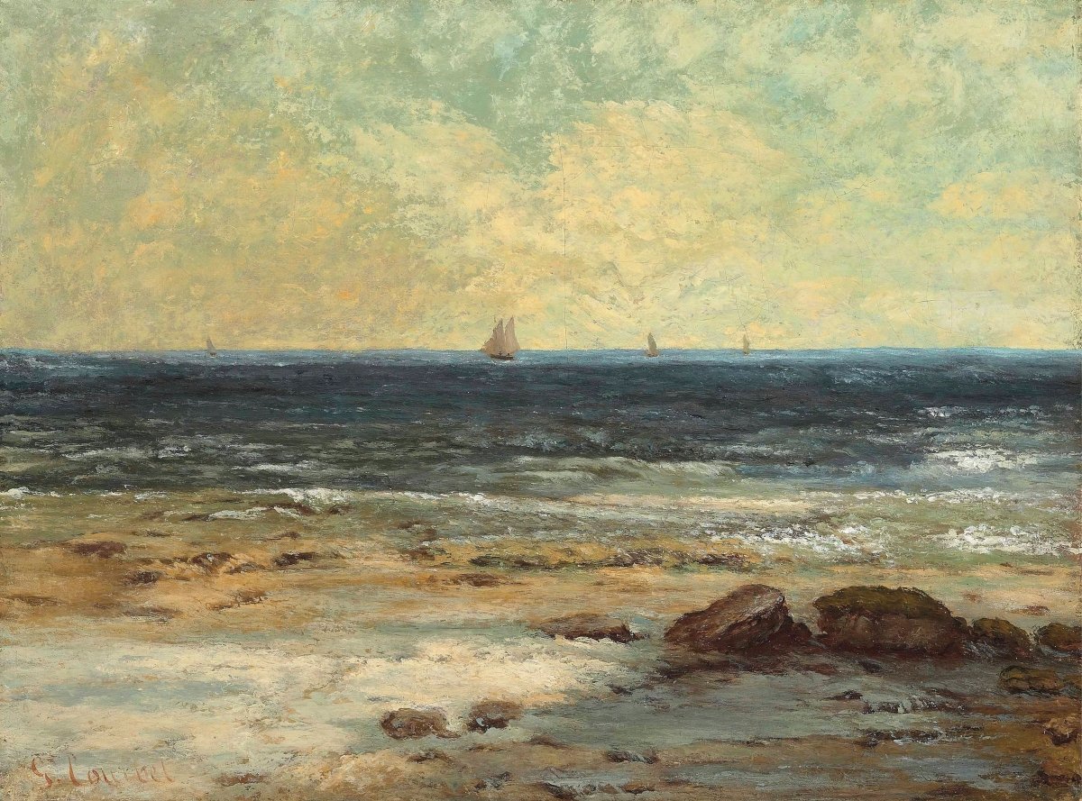 Rising Tide | Gustave Courbet | Ave Legato Art Prints