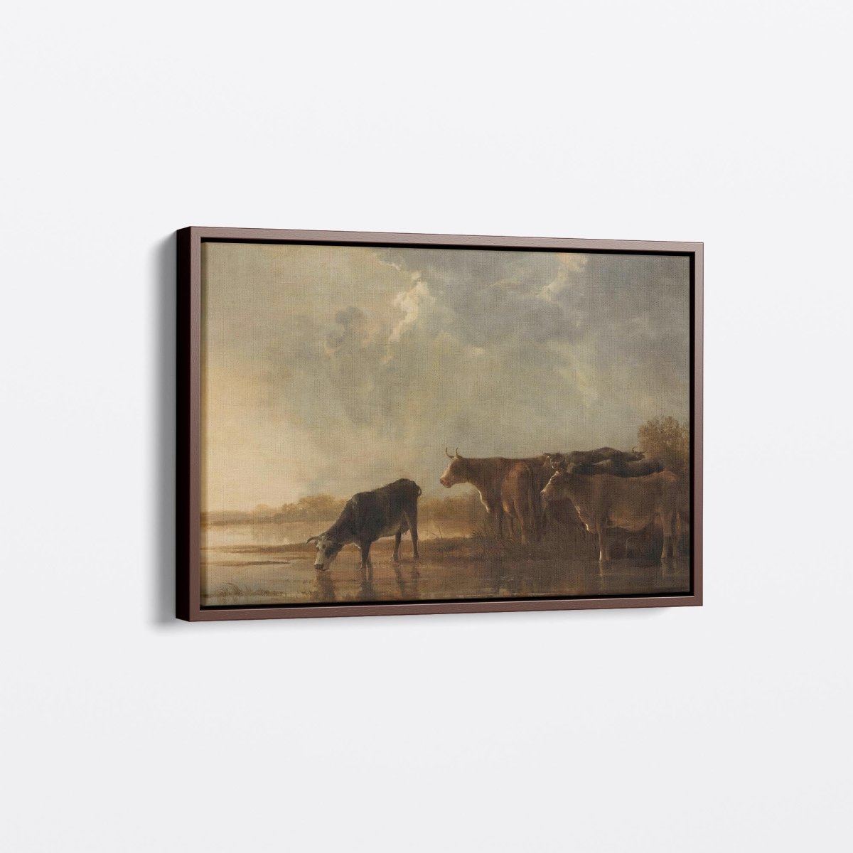 River Landscape with Cows | Aelbert Cuyp | Ave Legato Art Prints