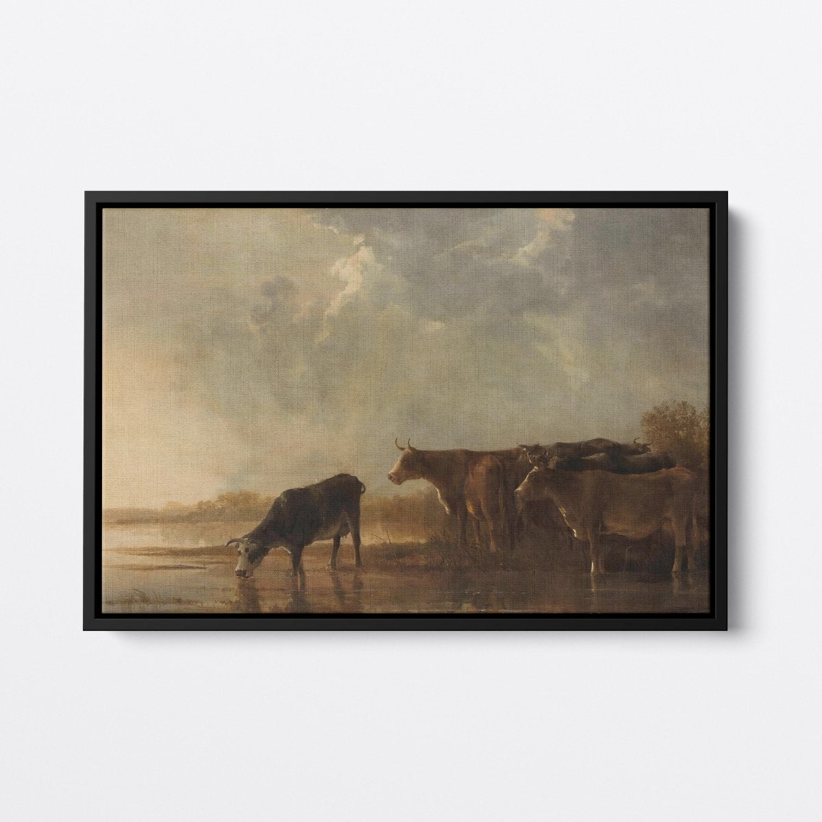 River Landscape with Cows | Aelbert Cuyp | Ave Legato Art Prints