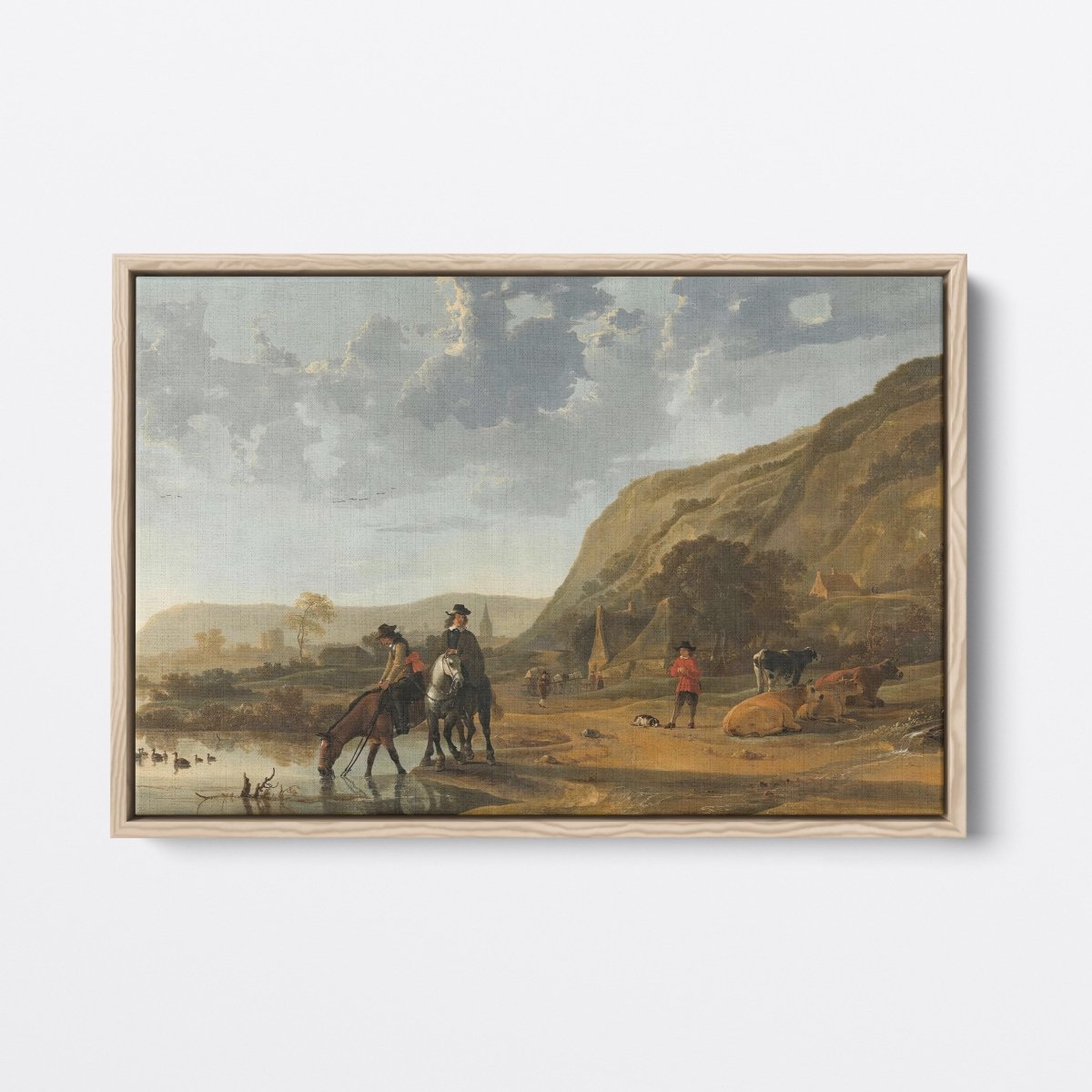 River Landscape with Riders | Aelbert Cuyp | Ave Legato Art Prints