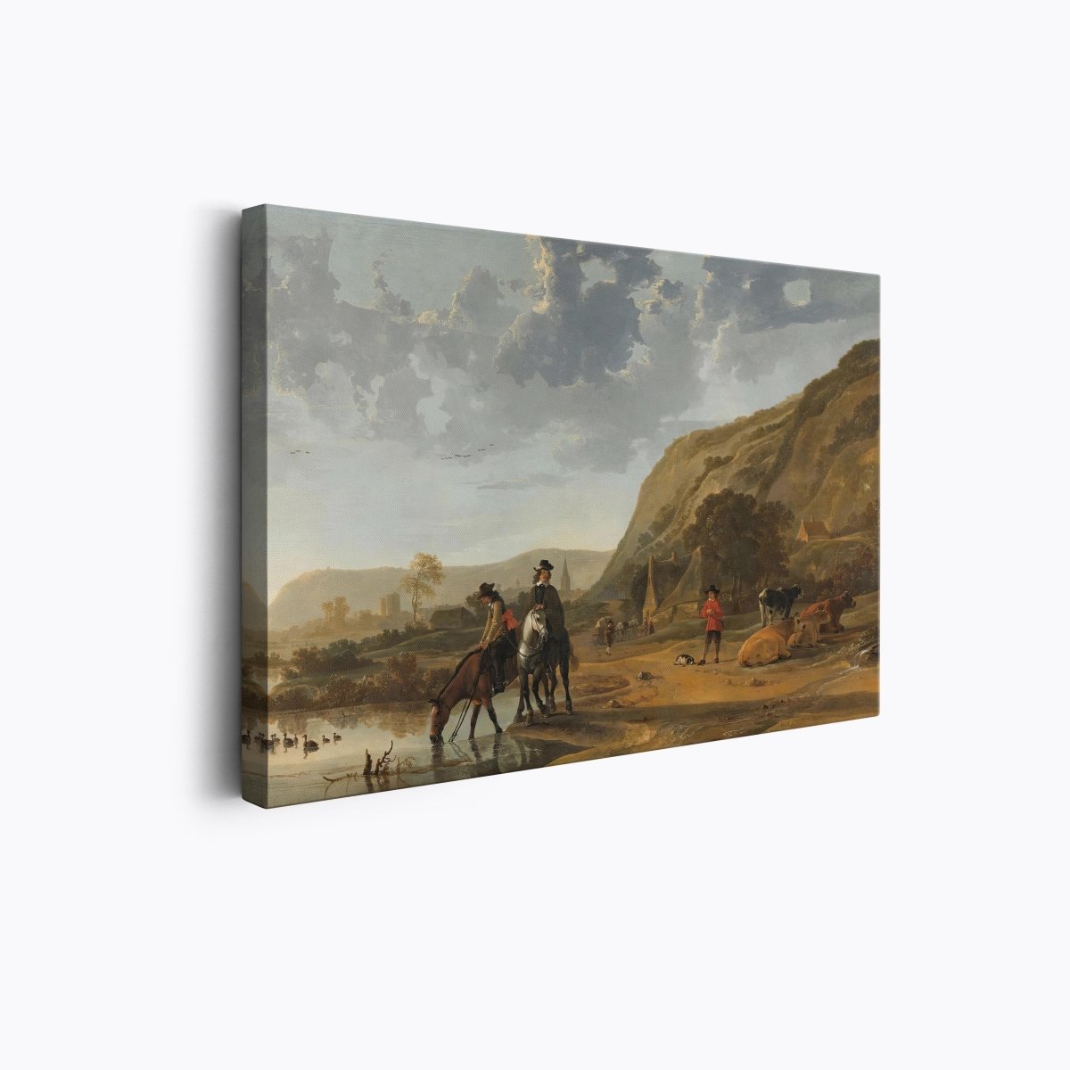 River Landscape with Riders | Aelbert Cuyp | Ave Legato Art Prints