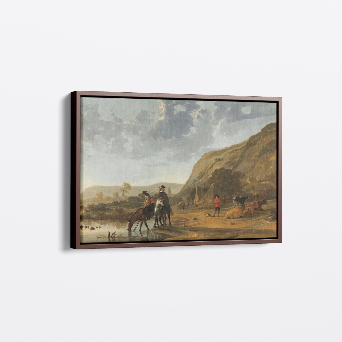 River Landscape with Riders | Aelbert Cuyp | Ave Legato Art Prints