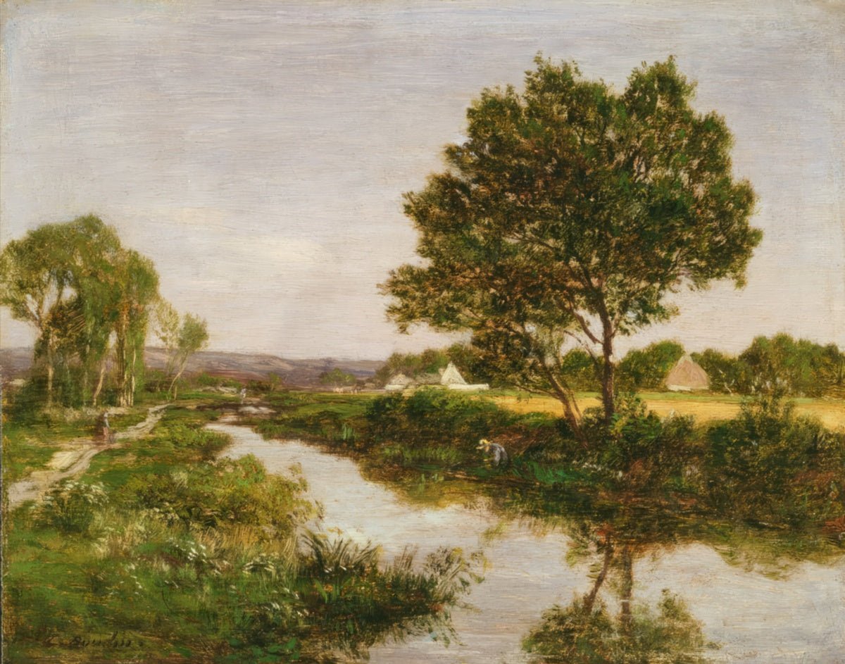 River on the Outskirts of Quimper | Eugène Boudin | Ave Legato Art Prints