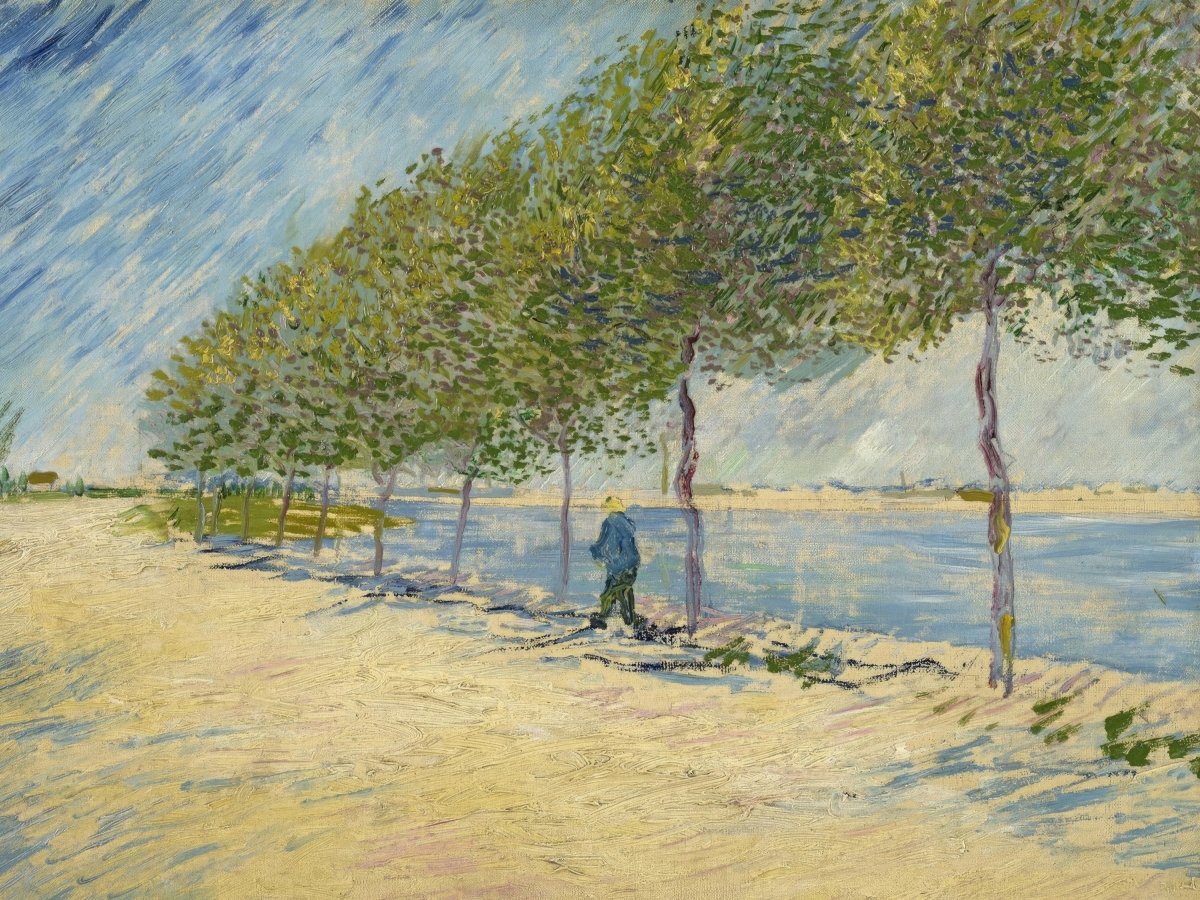 Road Along the Seine Near Asnières | Vincent van Gogh | Ave Legato Art Prints