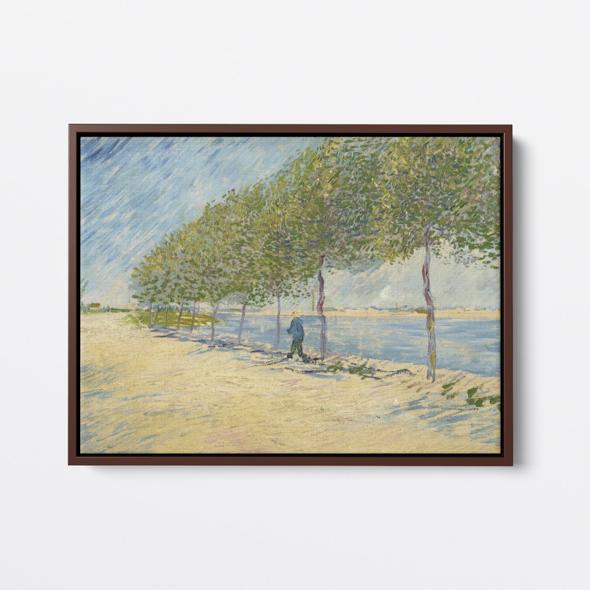 Road Along the Seine Near Asnières | Vincent van Gogh | Ave Legato Art Prints