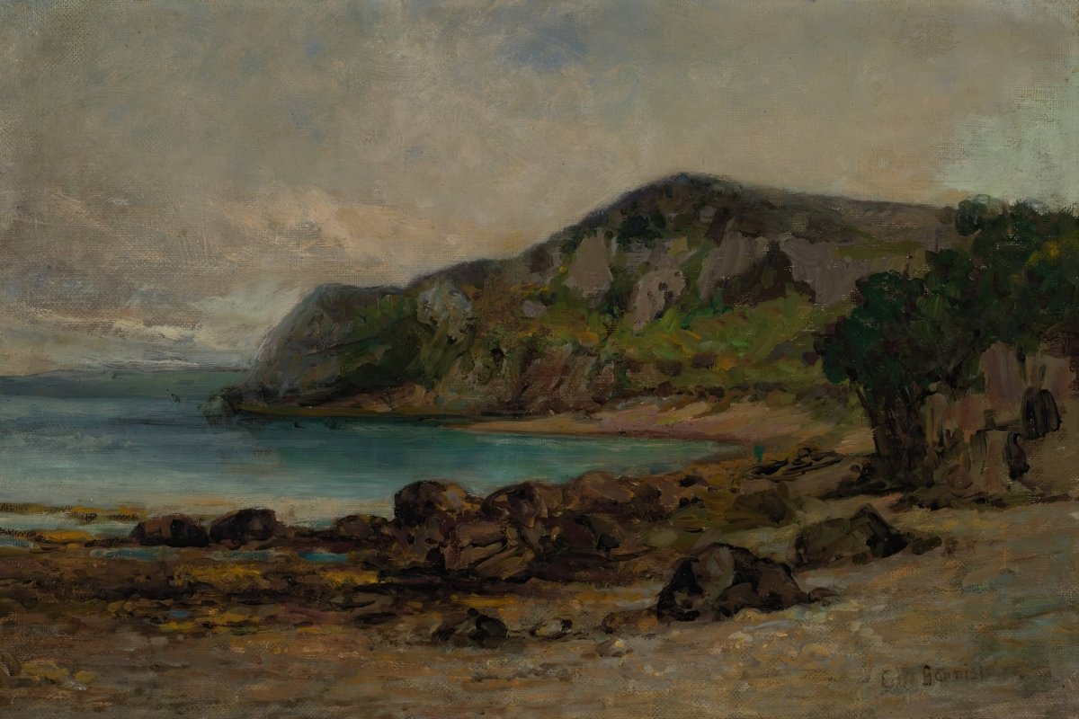 Rocks at Newport | Edward Bannister | Ave Legato Art Prints