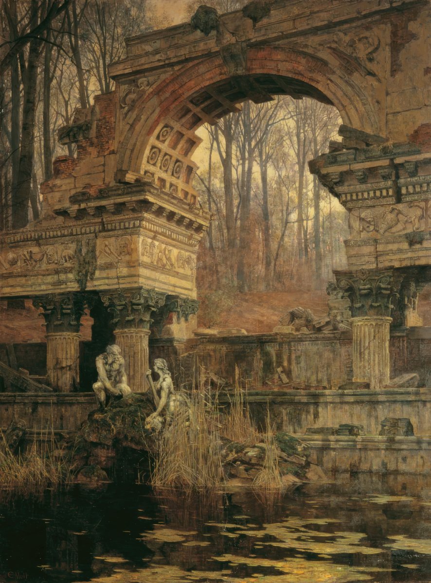 Roman Ruins | Carl Moll | Ave Legato Art Prints