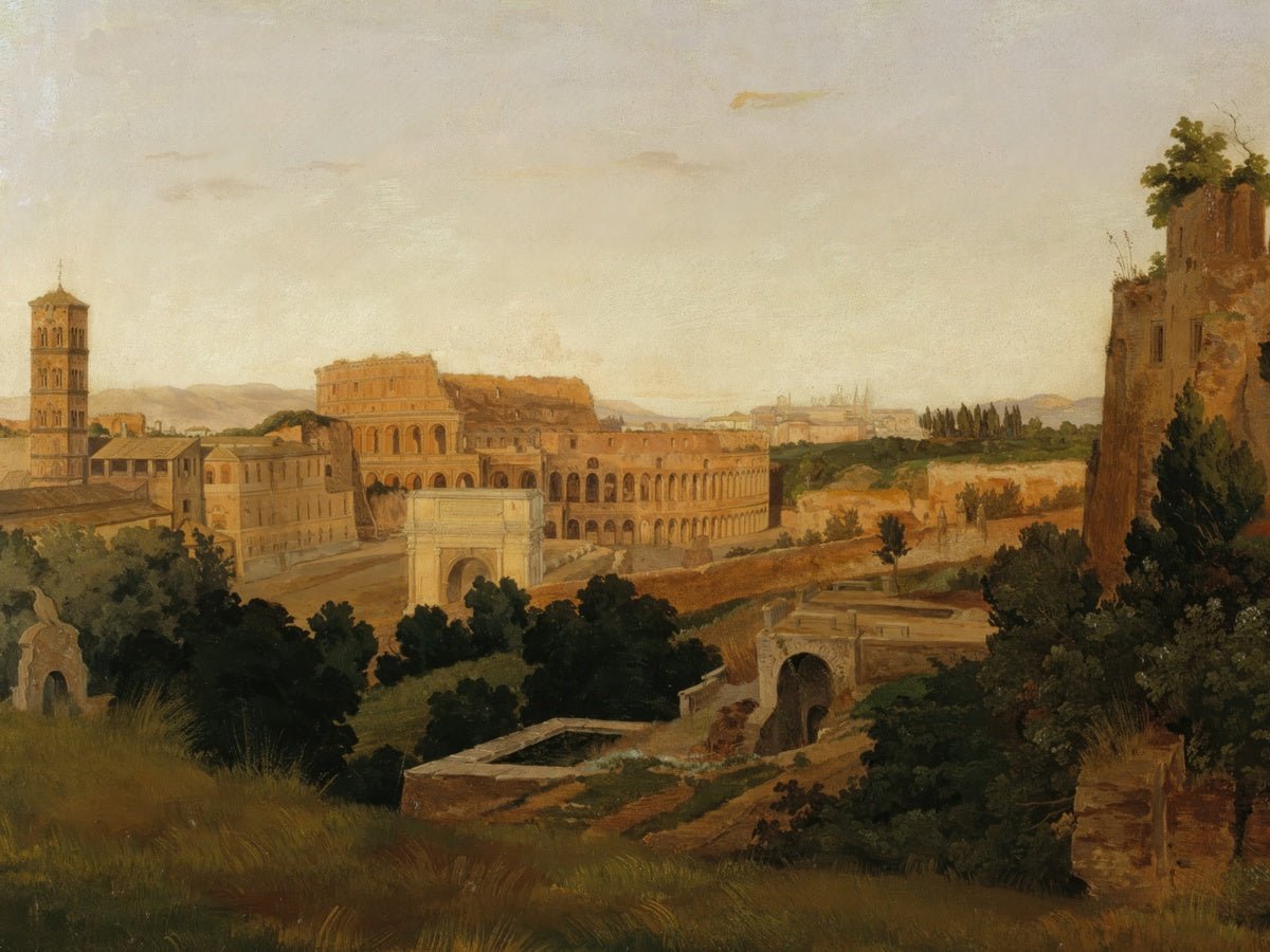 Rome with the Colosseum | Gustaf Palm | Ave Legato Art Prints