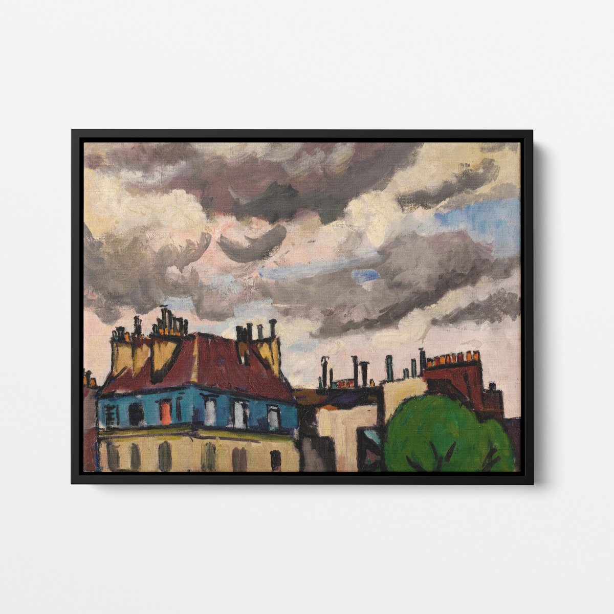 Rooftops and Clouds, Paris | Henry Lyman Saÿen | Ave Legato Art Prints